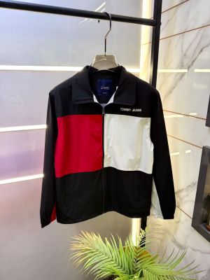 Tomm_Hilfiger Imported Black Premium Wind Shetter Jacket F3220-BL