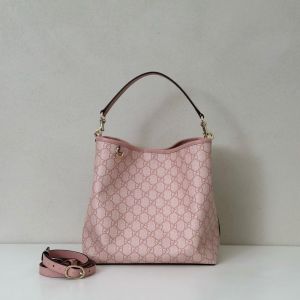 Guccci GG Emblem CB Pink Medium Bucket With Original DustCover & CarryBag