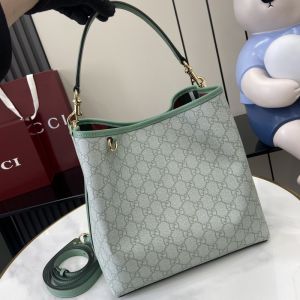 Guccci GG Emblem CB Green Medium Bucket With Original DustCover & CarryBag