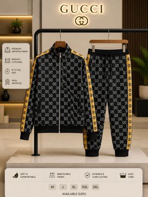 GUCGI 100% Imported Fabric Very Premium Heavy Tracksuit CS433