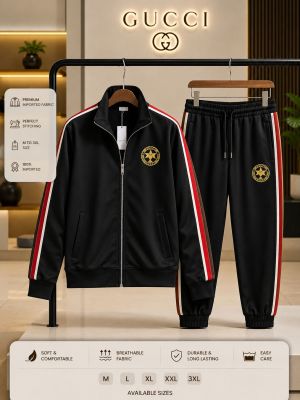 Gucc 100% Imported Fabric Very Premium Heavy Tracksuit CS434