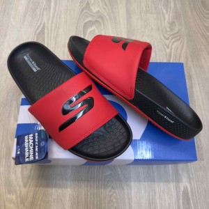 Skecher.s Hyper Burst Go Recover ArchFit Premium Red Black Flip-Flop