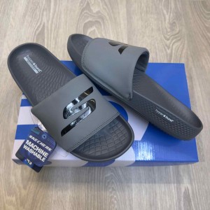 Skecher.s Hyper Burst Go Recover ArchFit Premium Grey Black Flip-Flop