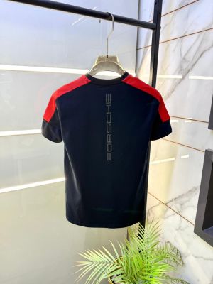 Boss x Porsche Edition Navy Premium Round Neck Polo T-shirt F5131-NY