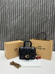 Coacch 9922 Tabby Top Handle Bag With Cherry Charm Original Box DustCover & CarryBag