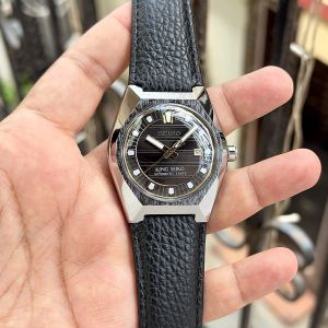 Seiko King Vanac Automatic black brown
