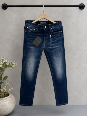 Prad Dark Blue Shade Imported Lycra Slim Fit Ankle Lenght Denim with Metal Logo Sale Offer 3066