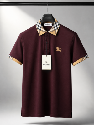 Burberrry Premium Polo T-Shirt with OG Box Packaging 3015