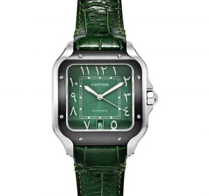 Cartiie_r Santos Automatic full green arabic