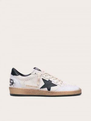 Golden Goose Ball-Star Low White Black