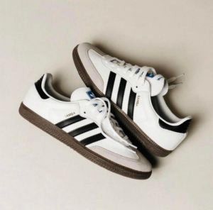 Adidaass Samba White Black Fix