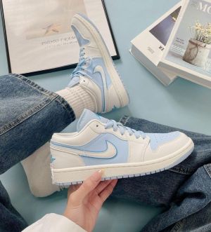 Nikke Air Jordan 1 Low Se Ice Blue 507