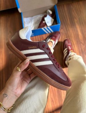 Adidaass Samba Maroon 481