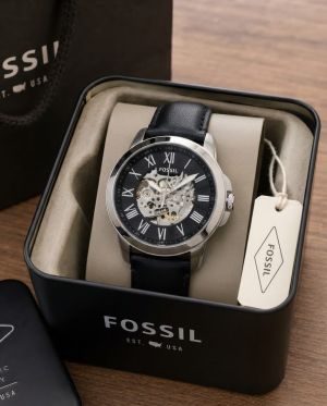 Fossii_l Grant Automatic black silver Black