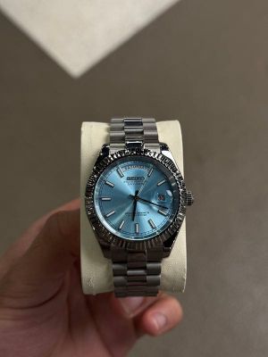 Seiko Oyster Perpetual Day Date Movment Like Automatic Silver-Tiffny