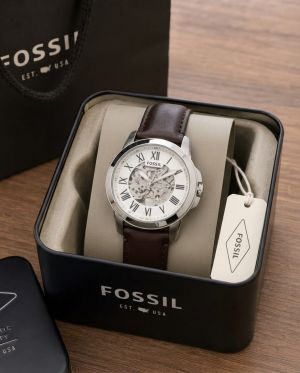 Fossii_l Grant Automatic brown silver white
