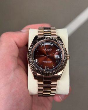 Seiko Oyster Perpetual Day Date Movment Like Automatic Copper-Brown