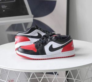 Nikke Air Jordan Retro 1 Low Bred Toe 2.0 485