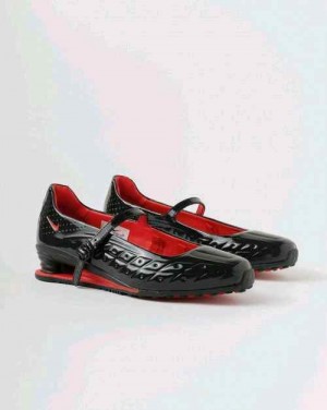 LABELHOOD x Nikee Shox Z Calistra Black University Red