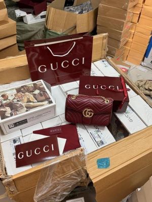 Gucii GG Marmont Sling Bag Premium Quality With Double Box DustBag Card CarryBag