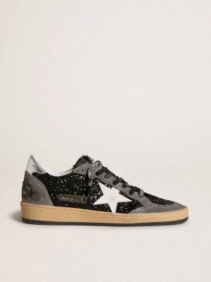 Golden Goose Ball Star glitter leather star sneakers 211