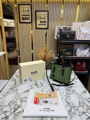 Coac Mollie Tote Bag 25 With Box And Dust Bag In Pine Green Colour