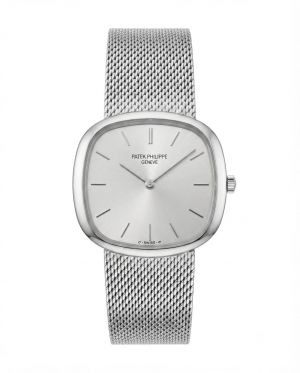 Patek philipe Ellipse Timepiece Silver White Dial