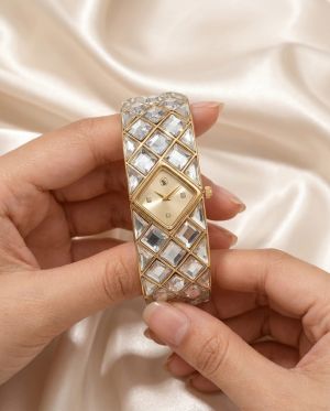 Swarrovsk_i Curiosa Bangle Gold To Gold