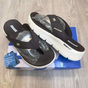 Skecher.s Go Walk Comfort Premium Brown Cream Simplex
