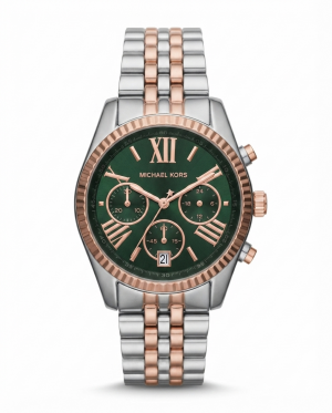 Michea_l kors Lexington Mk8602 Two Tone Green Dial