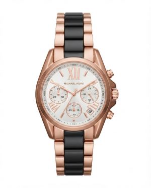 Michea_l kors bradeshaw two tone black White Dial