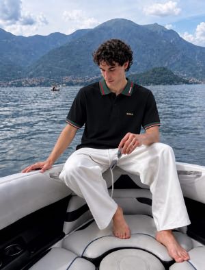 HUG-O BOSxS IMPORTED STORE ARTICLE POLO T-SHIRTx