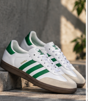 Adidaas Samba Og White Green 288