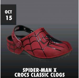CROOC SPIDERMAN CLOG MARVEL EDITION RED FIX