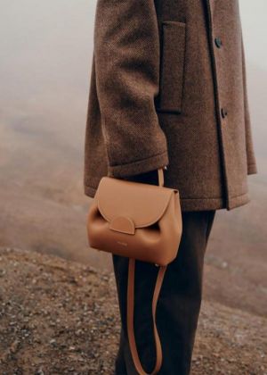 Polenne numero nano bag with og box(6859 brown)