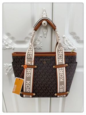 _Michaeel_kors Maeve medium size 33cm tote bag with dust bag(22109-brown-brown)