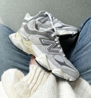 New Balanc 9060 rain cloud grey womens(367)