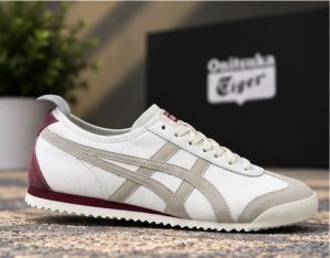 Onitsuuka Tiger Mexico 66 Cream Maroon Womens 351