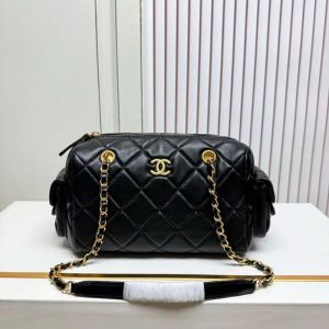 CHANE BOWLING QUILTED HANDBAG WITH BOX 5157