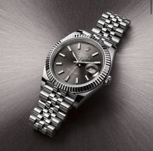 Rolee_x Oyster Perpetual Date Just Silver-Grey