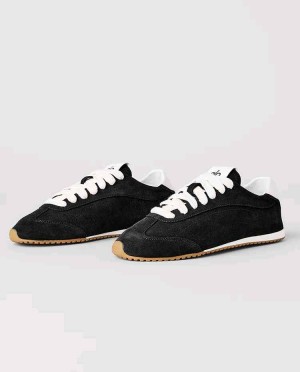 Alo Yoga Sunset Suede Sneakers Black