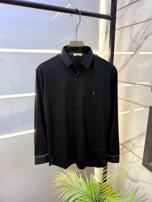 Burberr Impotrad Black Premium Checks Shirt With Brand Box Packing and Carry Bag F3995-BL