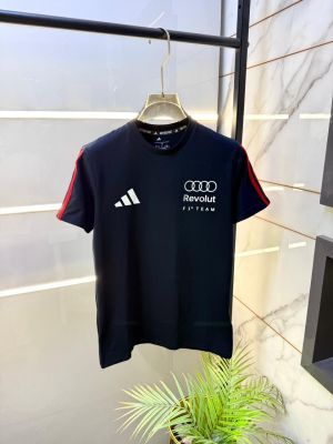 Adida Navy Round Neck Premium Polo Printed T-shirt F5135-NY