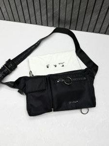 Off whitte X Unisex Waist - ShoulderBag With Dustcover