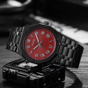 Guess Mens Solid Analog Premium Watch