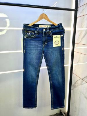 Sale True Religion Imported Blue Super Premium Denim With Brand Box Packing And Carry Bag F2768-B2