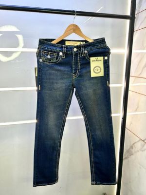 Sale True Religion Imported Blue Super Premium Denim With Brand Box Packing And Carry Bag F2768-B1