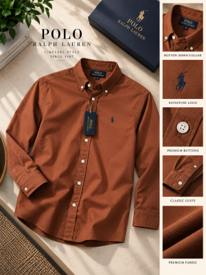 Ralp Lauren Premium Cotton Lycra Shirts 2565