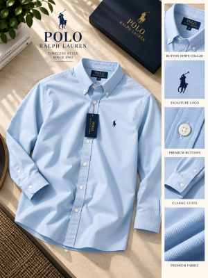 Ralp Lauren Premium Cotton Lycra Shirts 2571