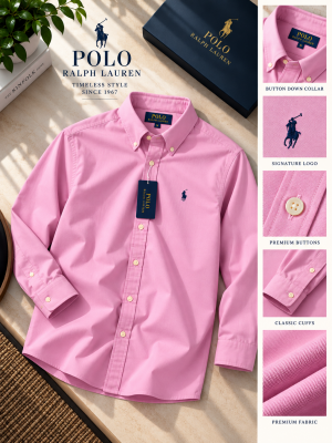 Ralp Lauren Premium Cotton Lycra Shirts 2660